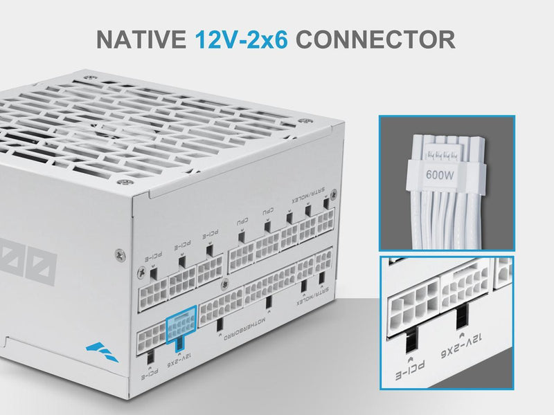 SAMA P1000W ATX 3.1 Power Supply, 1000W 80 PLUS & Cybenetics Platinum