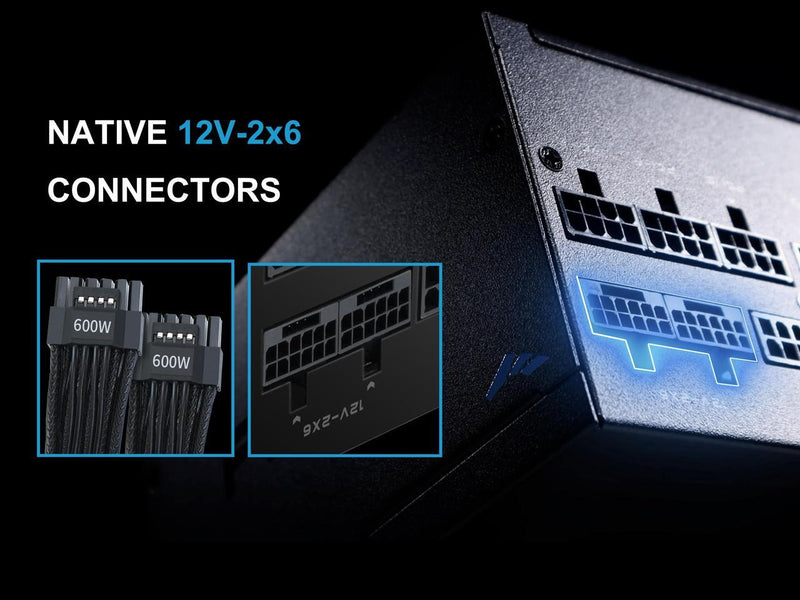 SAMA P1200W ATX 3.1 Power Supply, 1200W 80 PLUS & Cybenetics Platinum