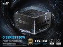 SAMA G750W ATX 3.1 Power Supply, 80+ Gold Efficiency, PCIE 5.1 Ready, Full
