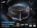 SAMA G650W ATX 3.1 Power Supply, 80+ Gold Efficiency, PCIE 5.1 Ready, Full