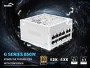 SAMA G850W ATX 3.1 Power Supply, 80+ Gold Efficiency, PCIE 5.1 Ready, Full