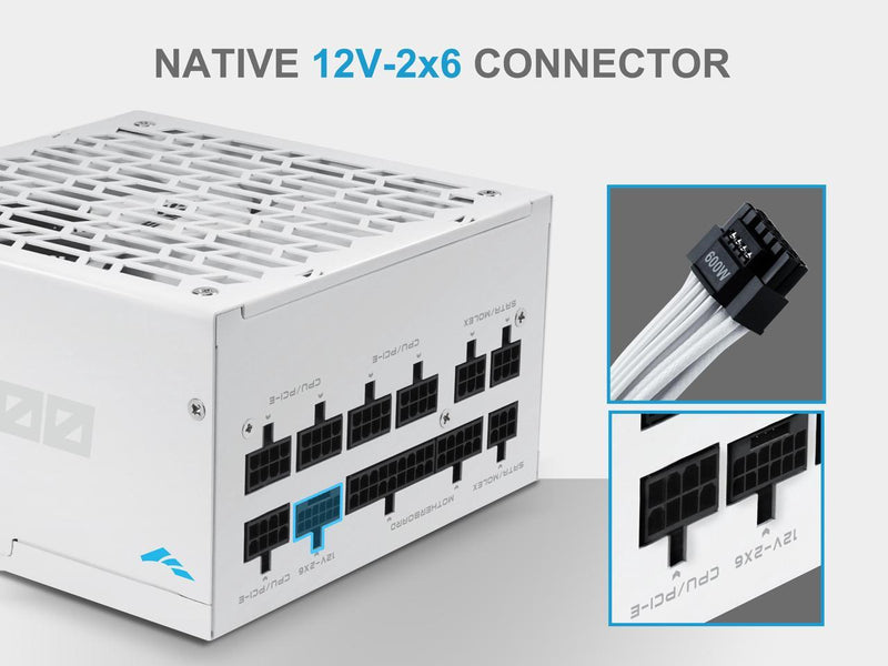 SAMA G1000W ATX 3.1 Power Supply, 80 PLUS Gold & Cybenetics Platinum Certified,