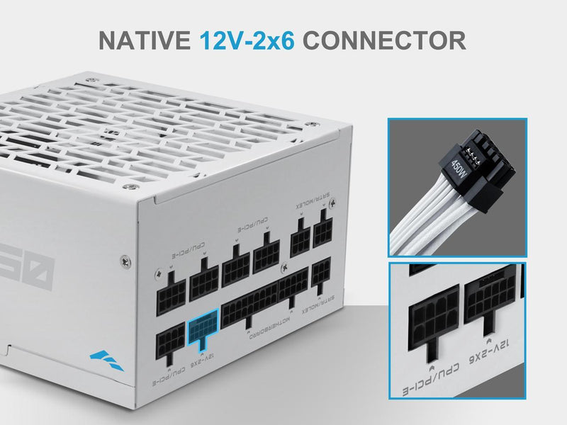 SAMA G750W ATX 3.1 Power Supply, 80+ Gold Efficiency, PCIE 5.1 Ready, Full