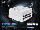 SAMA G1000W ATX 3.1 Power Supply, 80 PLUS Gold & Cybenetics Platinum Certified,