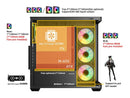 SAMA SV01 Mid Tower ATX Gaming PC Computer Case Black, 4 Addressable RGB Fans
