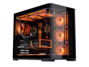 SAMA 2851 ATX Mid-Tower PC Gaming Case, High-Airflow, Sturdy Curved Tempered