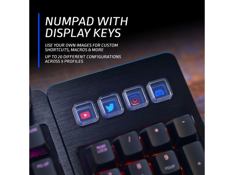 MOUNTAIN Everest Max Mechanical Gaming Keyboard - Modular - Integrated Display