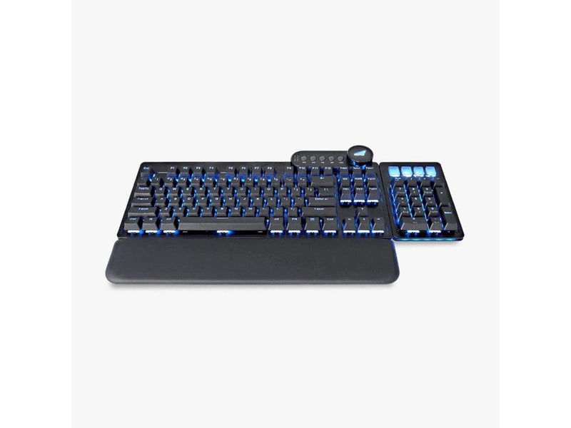 MOUNTAIN Black PBT Keycap Set - US-ANSI - PBT Double-Shot - OEM Profile - 104