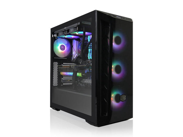 AVGPC Hellfire Series Gaming PC - AMD Ryzen 7 7800X3D 8-Core, RTX 4070 12GB,