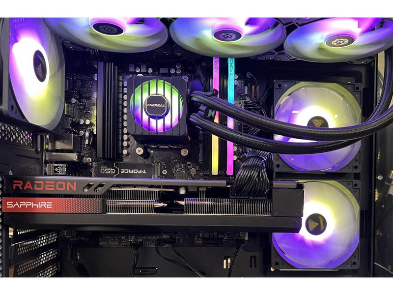 AVGPC Whirlwind Gaming PC AMD Ryzen 7 9700X Zen5, Radeon RX 9070 XT, 32GB