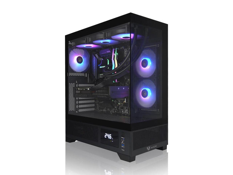 AVGPC Whirlwind Gaming PC AMD Ryzen 7 9700X Zen5, NVIDIA GeForce RTX 5070 Ti,