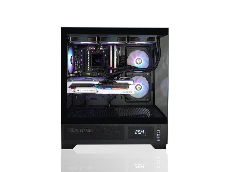 AVGPC Whirlwind Gaming PC AMD Ryzen 7 9700X Zen5, Radeon RX 9070 XT, 32GB