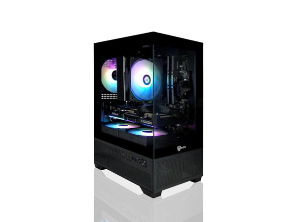 AVGPC Mini-X Gaming PC - Ryzen 7 5700X, AMD Radeon RX 9060 XT 16GB VRAM, 32GB