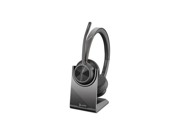 Poly Voyager 4320 UC Wireless Headset with Charge Stand, USB-C