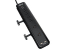 Tripp Lite TLP606DMUSB Protect It! 6- Outlet Clamp-Mount Surge Protector, 6-ft.
