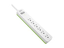 APC PE66W SurgeArrest 6-Outlet Surge Protector 6ft Cord White