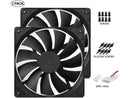 140mm Case Fan Quiet High Performance PC Fan 140mm Standard Case Fan 3pin 4pin