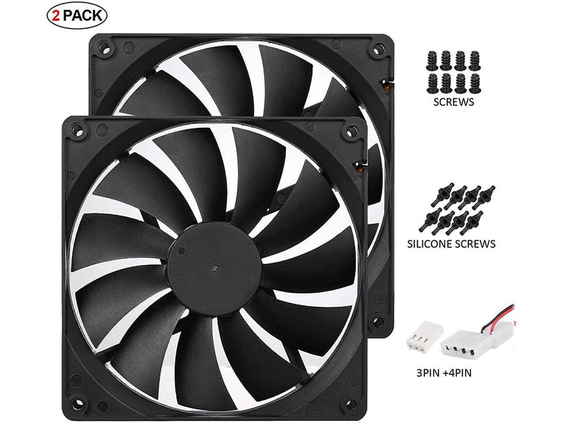 140mm Case Fan Quiet High Performance PC Fan 140mm Standard Case Fan 3pin 4pin