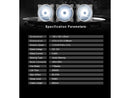 120mm Computer PC Cooling Fan White LED Game Case Cooler Fan Quiet 12V Computer