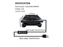 120mm 5V USB Powered PC Router Fan with Speed Controller High Airflow USB