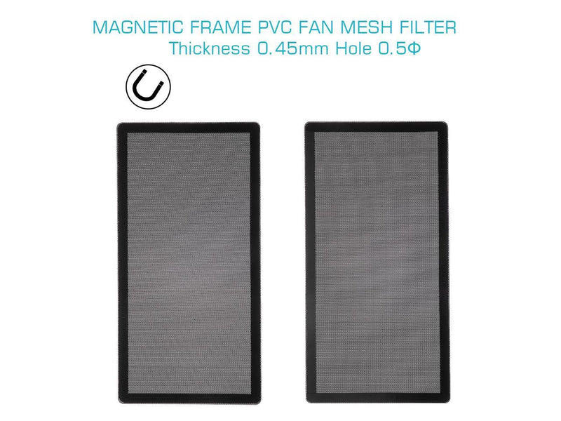 287mm 140mm x 2 PC Fan Dust Mesh Filter PVC Computer PC Case Dust Proof Filter