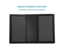 120mm Fan Dust Filter Mesh 4.72inch Magnetic Frame PVC PC Computer Case Fan Dust