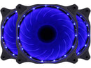 120mm Computer PC Blue LED Case Fan Quiet 12V 3pin Gaming PC Computer Cooler