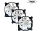 120mm Computer PC Blue LED Case Fan Quiet 12V 3pin Gaming PC Computer Cooler