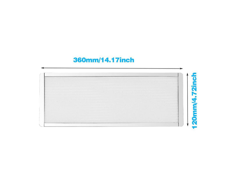 360mm 120mm x 2 PC Fan Dust Mesh Filter 4.72inch PVC Computer PC Case Dust Proof