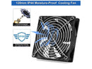 12V 120mmx25mm 4.72inch Moisture-Proof Small Computer Muffin Exhaust Vent Fans