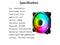 PANO-MOUNTS 120mm RGB Fans 5V 3Pin Addressable RGB PWM PC Computer CPU Case