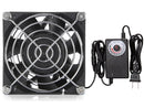 PANO-MOUNTS Moisture-Proof 12V DC 80mm Fan 8038 Small Computer Muffin Exhaust