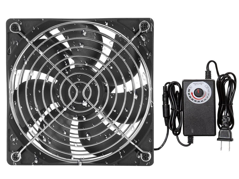 12V 120mmx25mm 4.72inch Moisture-Proof Small Computer Muffin Exhaust Vent Fans