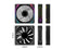 PANO-MOUNTS 120mm Black Infinity Mirror RGB Fans 12V 6Pin Quiet Gaming PC