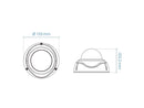 VIVOTEK Inc.  FD9387-FR-v2 5MP IR WDR 3D-DNR Outdoor Network H.265 PoE Dome