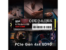 Silicon Power 2TB UD90 NVMe 4.0 Gen4 PCIe M.2 SSD R/W up to 5,000/4,800 MB/s