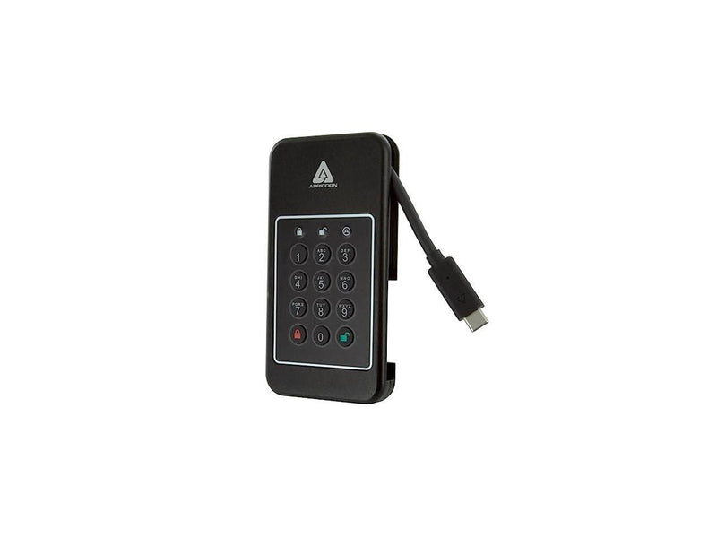 Apricorn Aegis NVX - Ultra high Speed Ruggedized SSD, USB 3.0 encrypted Drive
