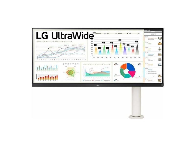 LG 34" 60 Hz IPS Monitors - LCD Flat Panel 5 ms (GtG) NA 3440 x 1440 (2K) sRGB