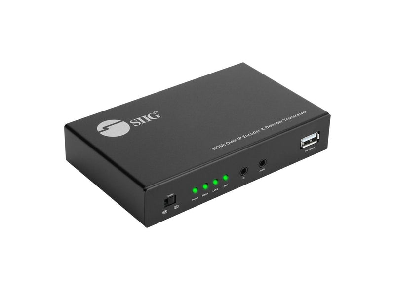 SIIG HDMI Over IP Encoder & Decoder Transceiver, TX/RX Mode Switching,