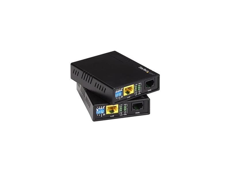 StarTech.com VDSL2 Ethernet Extender Kit over Single Pair Wire - Up to 0.6mi