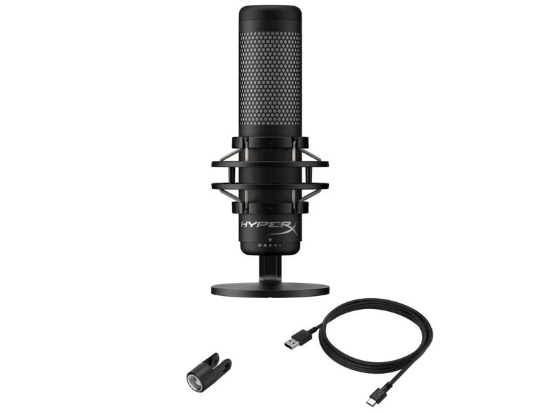 HyperX QuadCast 2 872V1AA Black Professional Microphone for Musical Instruments
