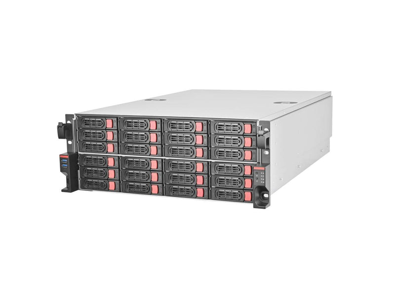 SilverStone Technology RM43-324-RS 4U 24-Bay 2.5" / 3.5" HDD/SSD Rackmount