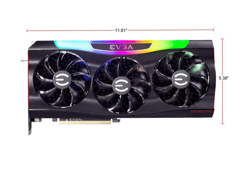 EVGA GeForce RTX 3090 FTW3 ULTRA GAMING Video Card, 24G-P5-3987-KR, 24GB GDDR6X,