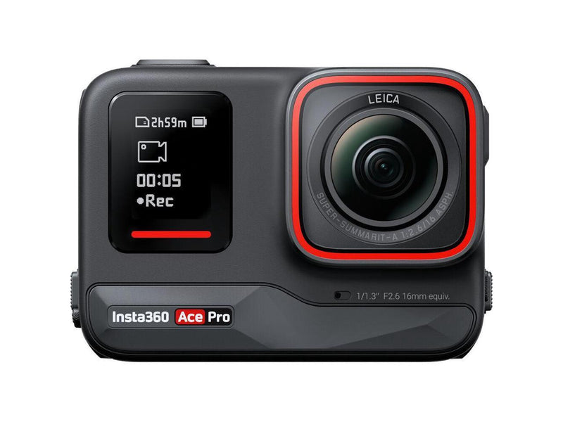 Insta360 - Ace Pro AI-Powered Waterproof Action Camera - Black