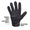 Scipio Tactical Recon Gloves BHG633L  -  Impact Protection Outdoor Gloves with Padded Palms and Neoprene - Black