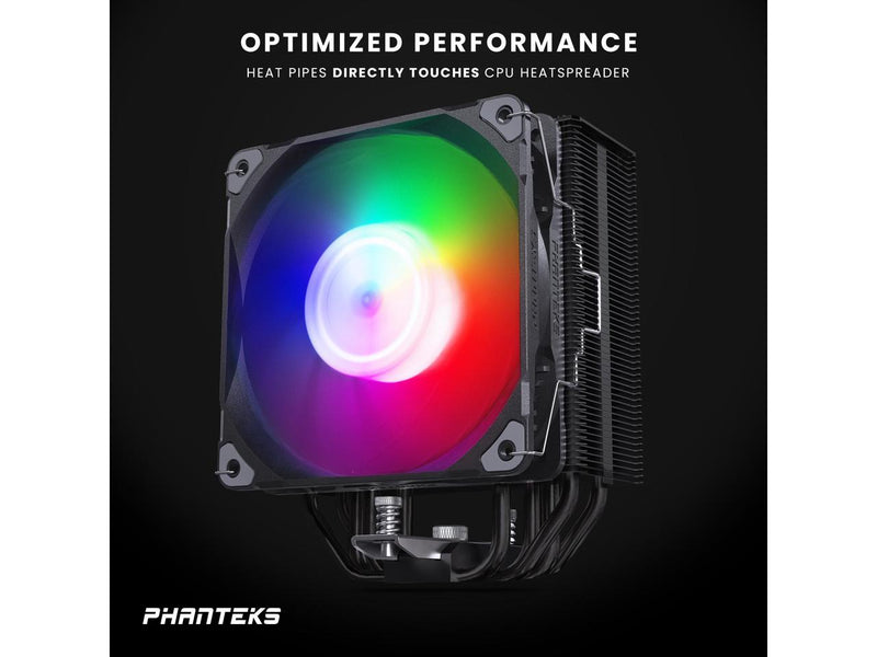 Phanteks Polar ST5 CPU Air Cooler, 5 Direct Heat pipe, M25 120mm D-RGB fan,