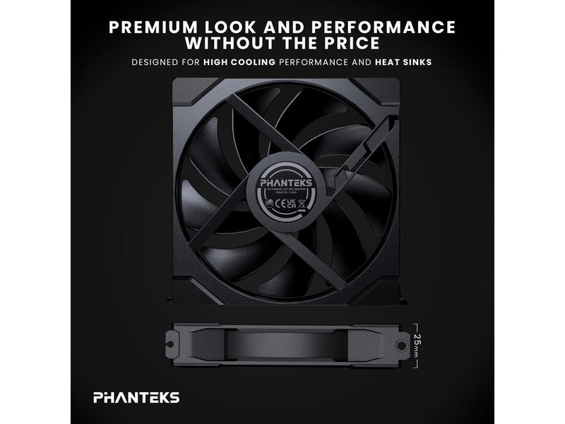 Phanteks M25-140 Gen2 Triple Pack, Daisy Chain Unified Fan frame, 3x 140mm PWM