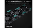 Phanteks M25-140 Gen2 Triple Pack, Daisy Chain Unified Fan frame, 3x 140mm PWM