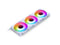 Phanteks M25-120 Gen2 Reversed Blade Triple Pack, 3x 120mm ARGB High Performance