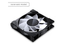 Phanteks M25-120 Gen2 Reversed Blade, 120mm ARGB High Performance Cooling Fans,